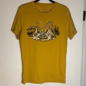 Keep Nature Wild Mustard Adventure Tee
